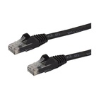 STARTECH Cavo patch CAT6 da 7,5 m - Filo di rame al 100% - Connettore antistrappo - Nero