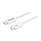 STARTECH Cavo Thunderbolt 3 - 20Gbps - 1m - Bianco - Compatabile con Thunderbolt, USB e DisplayPort