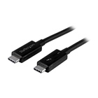 STARTECH Cavo Thunderbolt 3 USB-C ( 40Gbps) da 0,5m - Compatibile con Thunderbolt e USB