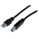 STARTECH Cavo USB 3.0 SuperSpeed A a B certificato da 1 m - M/M