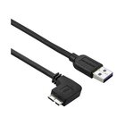 STARTECH Cavo USB 3.0 Tipo A a Micro B slim - Connettore USB3.0 A a Micro B slim ad angolo sinistro Gen 1 (5 Gbps) - 50cm
