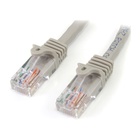 STARTECH 45PAT5MGR cavo di rete 5 m Cat5e U/UTP (UTP) Grigio