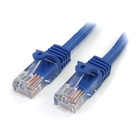 STARTECH Cavo di rete CAT 5e - Cavo Patch Ethernet RJ45 UTP Blu da 3m antigroviglio