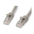 STARTECH Cavo di rete Cat 6 - Cavo Patch Ethernet Gigabit grigio antigroviglio da 2m