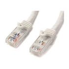 STARTECH Cavo di rete CAT 6 - Cavo Patch Ethernet RJ45 UTP bianco da 1m antigroviglio