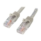 STARTECH Cavo di Rete da 50cm Grigio Cat5e Ethernet RJ45 Antigroviglio