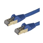 STARTECH Cavo di Rete Ethernet Cat6a - Cavo Schermato STP da 1m - Blu