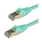 STARTECH Cavo di Rete Ethernet Cat6a - Cavo Schermato STP da 2m - Turchese