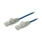 STARTECH Cavo di Rete Ethernet Snagless CAT6 da 3m - Cavo Patch antigroviglio slim RJ45 - Blu