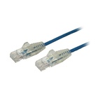 STARTECH Cavo di Rete Ethernet Snagless CAT6 da 50cm - Cavo Patch antigroviglio slim RJ45 - Blu