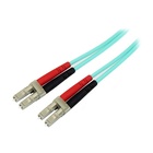 STARTECH Cavo in Fibra Ottica Multimodale Duplex OM4 LC/LC - 100 Gb - 50/125 - LSZH - Turchese da 3m
