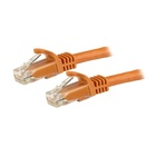 STARTECH Cavo patch antigroviglio UTP RJ45 Cat6 Gigabit 3 m arancione - Cavo patch 3 m