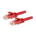 STARTECH Cavo patch antigroviglio UTP RJ45 Cat6 Gigabit 3 m rosso - Cavo patch 3 m