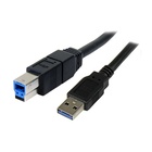 STARTECH Cavo USB 3.0 SuperSpeed 3 m A a B - M/M, colore nero
