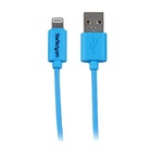 STARTECH Cavo USB Apple a connettore Lightning da 8 pin per ricarica iPhone 5 / Ipad air / Ipod da 1m - blu