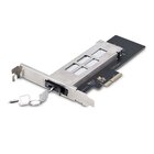 STARTECH .com Rack rimovibile per SSD M.2 NVMe a PCIe x4 / Backplane mobile per slot di espansione PCI Express, Installazione senza attrezzi, Alloggiamento PCIe 4.0/3.0 Hot-Swap, Blocco a chiave
