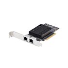 STARTECH .com Scheda di rete PCIe Ethernet 10Gb a 2 porte, chipset Broadcom BCM57416, doppia RJ45 10GBase-T/Gigabit