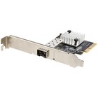 STARTECH .com Scheda di Rete PCIe SFP+ 10G - Adattatore Ethernet con Porta SFP+, NIC PCIe Fibra Ottica 10Gigabit - SFP+ Aperto per Modulo e Cavi Conformi MSA, Scheda di Rete Gigabit PCI Express SFP+