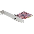 STARTECH .com Scheda PCIe USB 3.2 Gen 2x2 a 1 porta - USB-C SuperSpeed 20Gbps PCI Express 3.0 x4- Host Controller Card - USB Type-C PCIe Add-On Adapter Card - Scheda di espansione - Windows & Linux