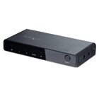 STARTECH .com Switch HDMI 8K a 2 porte - Switcher HDMI 2.1 4K 120Hz HDR10+, 8K 60Hz UHD, Commutatore HDMI 2 In 1 Out - Commutazione automatica/manuale delle sorgenti - Switch con alimentatore e telecomando inclusi