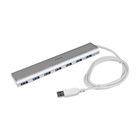 STARTECH Hub USB 3.0 a 7 porte compatto con cavo integrato