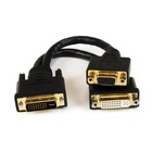 STARTECH Sdoppiatore DVI-I a DVI-D e HD15 VGA per thin client Wyse