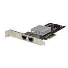 STARTECH ST10GPEXNDPI Scheda di Rete a 2 porte PCIe 10GBase-T / NBASE-T con chip Intel X550