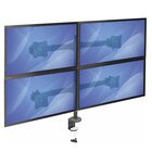 STARTECH Supporto per 4 Schermi VESA 27" Acciaio