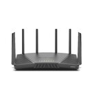 SYNOLOGY RT6600ax Router WiFi6 1xWAN 3xGbE 1x2.5Gb router wireless Banda tripla (2.4 GHz/5 GHz/5 GHz) Nero