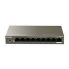 TENDA TEF1109P-8-102W Fast Ethernet Metallico PoE