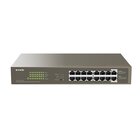 TENDA TEG1116P-16-150W-EU switch di rete Non gestito Gigabit Ethernet (10/100/1000) Supporto Power over Ethernet (PoE) Bronzo