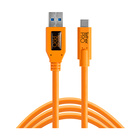 Tether Tools USB 3.0 a USB-C 4,60m arancione