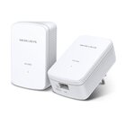 TP-Link Mercusys MP500 KIT adattatore di rete PowerLine 1000 Mbit/s Collegamento ethernet LAN Bianco 2 pz
