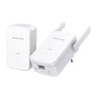 TP-Link Mercusys MP510 KIT adattatore di rete PowerLine 1000 Mbit/s Collegamento ethernet LAN Wi-Fi Bianco 2 pz