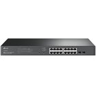 TP-Link TL-SG2218P switch di rete L2/L2+ Gigabit Ethernet (10/100/1000) Supporto Power over Ethernet (PoE) 1U Nero