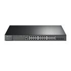 TP-Link TL-SG3428XMP switch di rete Gestito L2/L3 Gigabit Ethernet (10/100/1000) Supporto Power over Ethernet (PoE) 1U Nero