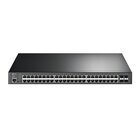 TP-Link TL-SG3452P switch di rete Gestito L2/L3 Gigabit Ethernet (10/100/1000) Supporto Power over Ethernet (PoE) 1U Nero