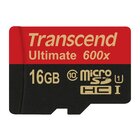 Transcend TS16GUSDHC10U1 16GB MicroSDHC Card + Adattatore