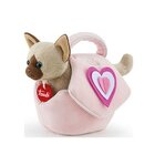 Trudi Kitty in pink bag with hearts