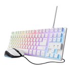Trust 25795 tastiera Mouse incluso Gaming USB QWERTY Italiano Bianco