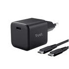Trust 26046 Caricabatterie per dispositivi mobili Universale Nero AC Ricarica rapida Interno