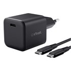Trust 26143 Caricabatterie per dispositivi mobili Console portatile Nero AC Ricarica rapida Interno