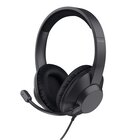 Trust Ayda Max Auricolare Cablato A Padiglione Musica e Chiamate USB Type-C / USB Type-A Nero