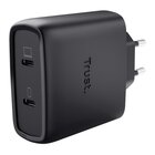 Trust Maxo Caricabatteria a 2 porte USB-C GaN da 65 W