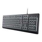 Trust Primo Beleuchtete tastiera Casa/ufficio USB QWERTY Italiano Nero