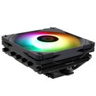 TRYX AXP120 X67 ARGB Dissipatore per CPU a basso profilo - 120 mm, nero