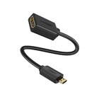Ugreen 20134 cavo HDMI 0,1 m HDMI tipo D (Micro) HDMI A (Standard) Nero