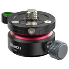 Ulanzi TT37 testa per treppiede Nero, Rosso Alluminio 1/4, 3/8" Palla (forma)