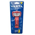 Varta Outdoor Sports H20 Pro Grigio, Rosso Torcia a fascia LED