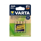 Varta Recycled AAA 800mAh Nichel-Metallo Idruro (NiMH) 800mAh 1.2V batteria ricaricabile